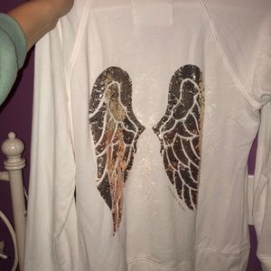 gold wing white sweatshirt, never worn!